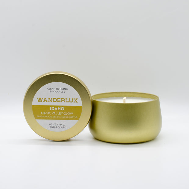 Wanderlux Idaho Magic Valley Glow 6.5 Ounce Soy Candle