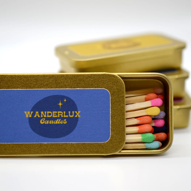 Wanderlux Match Tins - Mist Blue
