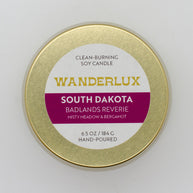 Wanderlux South Dakota Badlands Reverie 6.5 Ounce Soy Candle