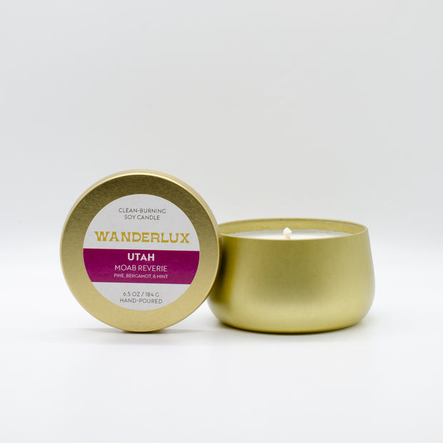 Wanderlux Utah Moab Reverie 6.5 Ounce Soy Candle