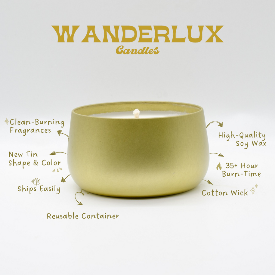 Wanderlux Wisconsin Northwoods Grove 6.5 Ounce Soy Candle